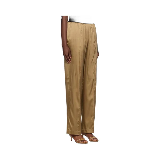 Stretch Satin Pj Pants