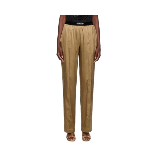 Stretch Satin Pj Pants