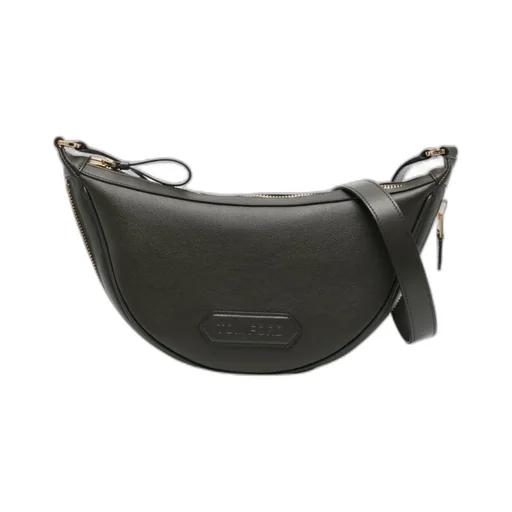 Crescent Leather Shoulder Bag