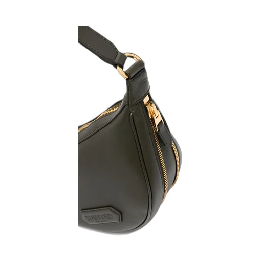 Crescent Leather Shoulder Bag
