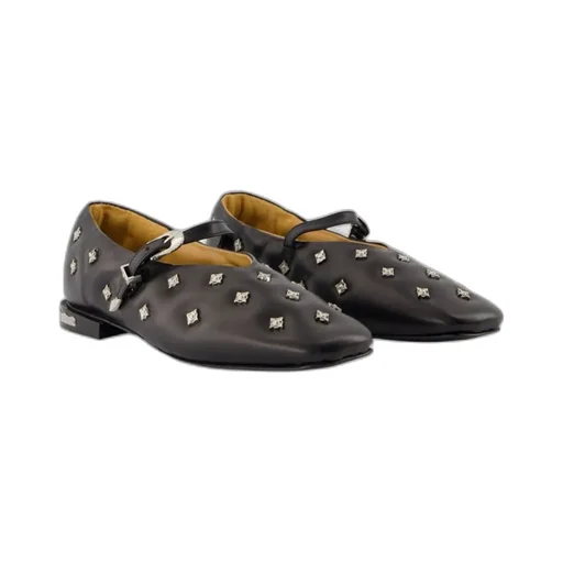 Studded Ballerinas