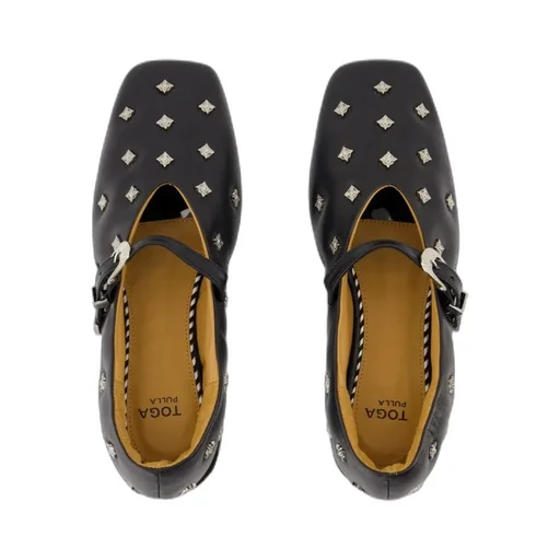 Studded Ballerinas