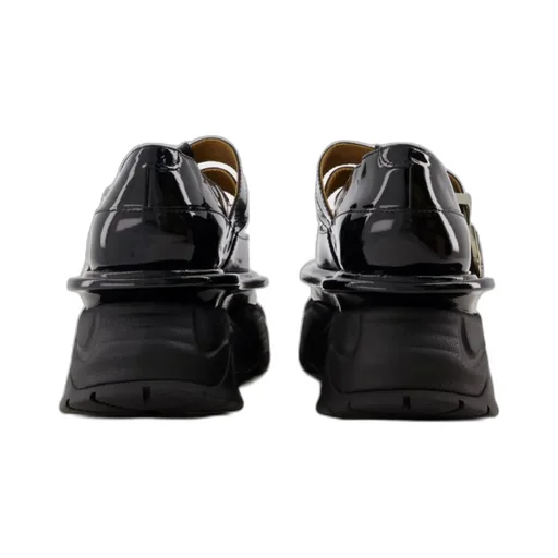 Buckled Platform Loafers