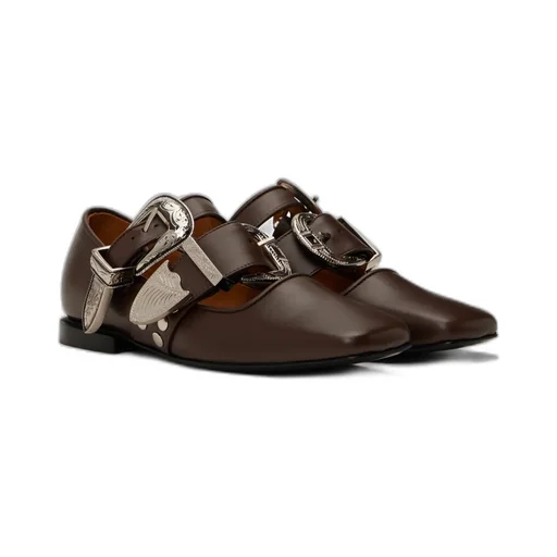 Square Toe Ballet Flats