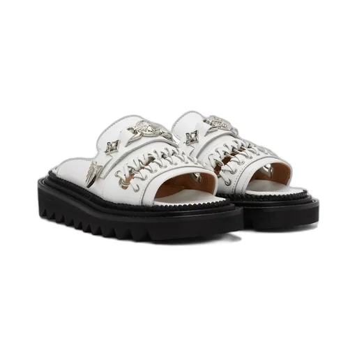Chain Open-Toed Slippers