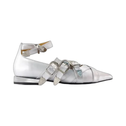Cross Strap Ballet Shoes
