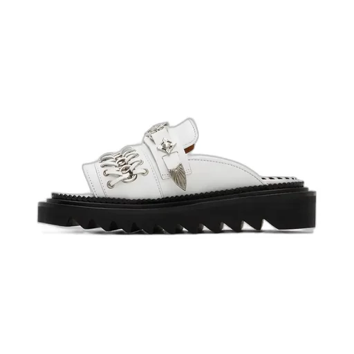 Chain Open-Toed Slippers