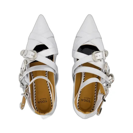Cross Strap Ballet Shoes