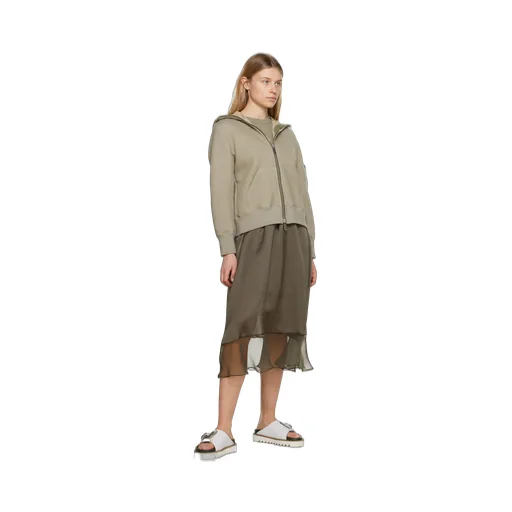 Open-Toed Contrasting Slippers