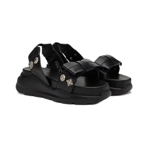 Chunky Platform Sole High-Heeled Sandals
