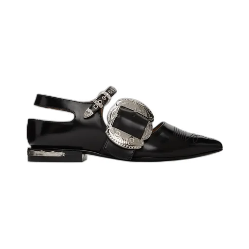 Pin Buckle Ankle Loafers