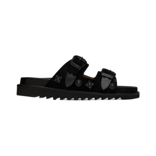 Double Buckle Cold Drag Sandals