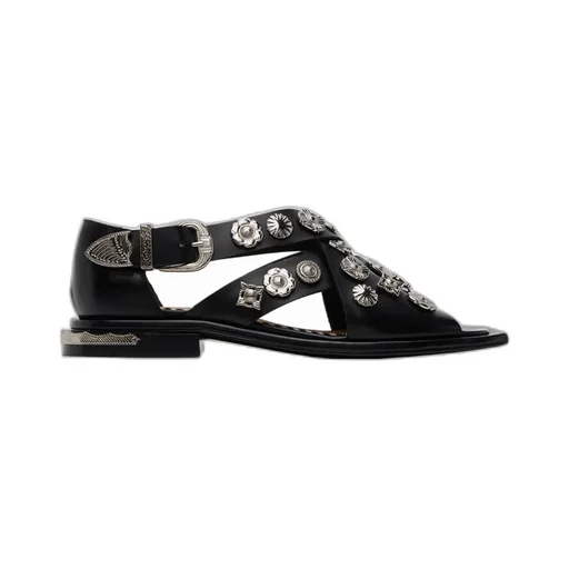Square Toe Flat Sandals