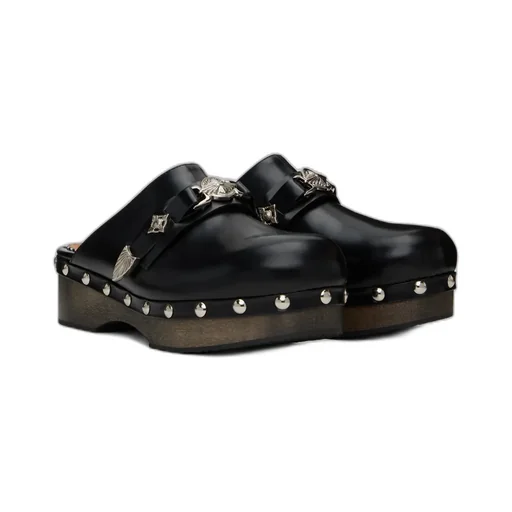 Round Toe Mules