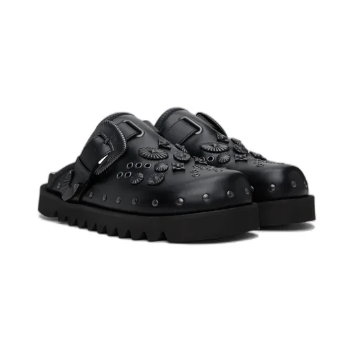 Round Toe Flat Mules