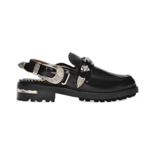 Sling-Back Mule Loafers
