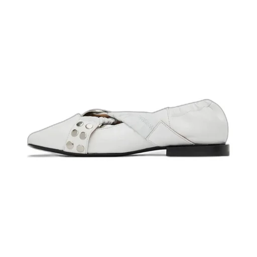 Needle Buckle Opening And Closing Ballet Shoes