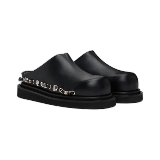 Round Toe Mules