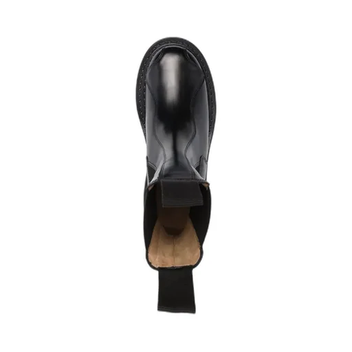 Ridged Sole Ankle Boots