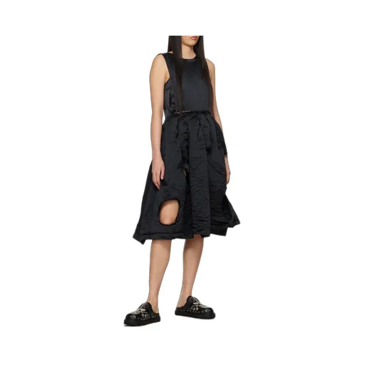Sabot Eyelet-Embellished Leather Mules