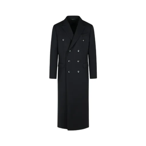 Double-Breasted Long Coat