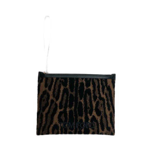 Embroidered Logo Clutch