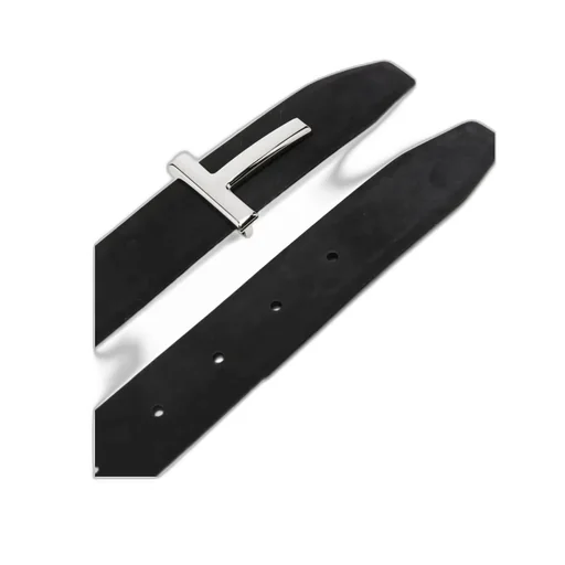 T-Buckle Suede Belt