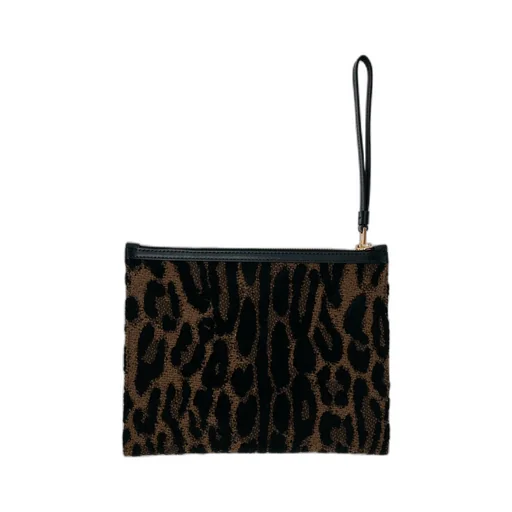 Embroidered Logo Clutch