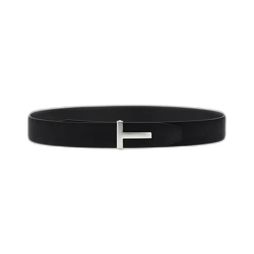 T-Logo Plaque Reversible Buckle Belt
