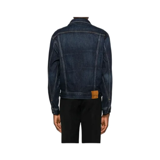 Classic-Collar Denim Jacket