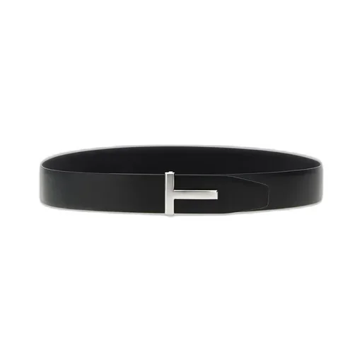 T-Logo Plaque Reversible Buckle Belt