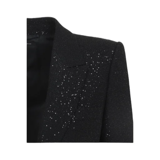 Sequined Single Breasted Jacket