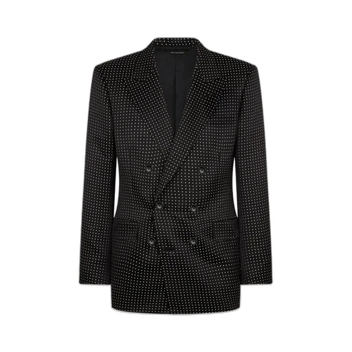 Polka Dot Pattern Blazer