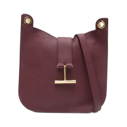 Small Leather T-Bar Shoulder Bag
