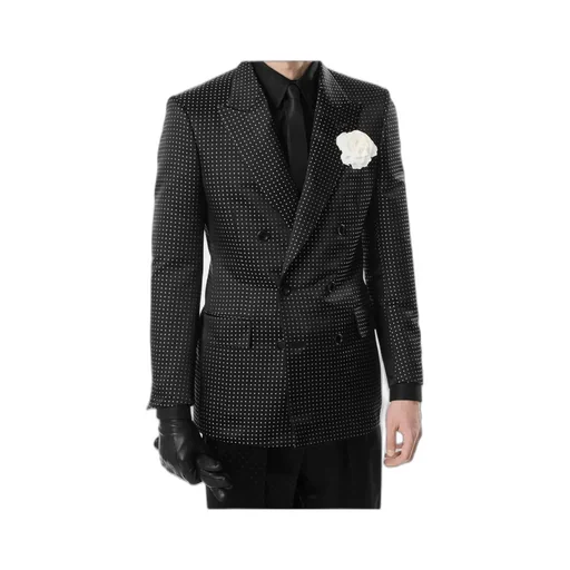 Polka Dot Pattern Blazer