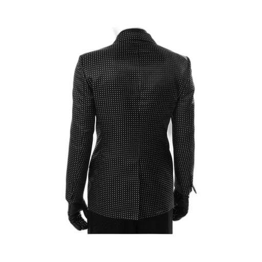 Polka Dot Pattern Blazer
