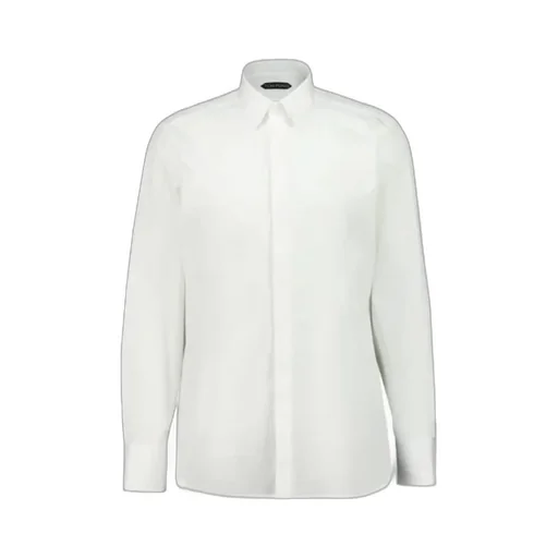 Long-Sleeved Cotton Shirt