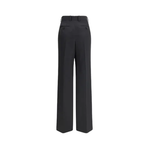 Wool Pleated Trousers