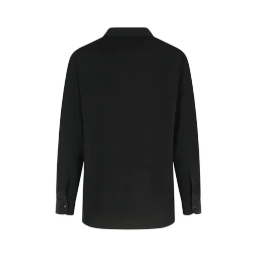 Long-Sleeve Silk Shirt