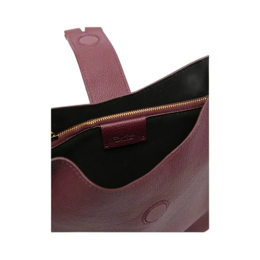 Small Leather T-Bar Shoulder Bag