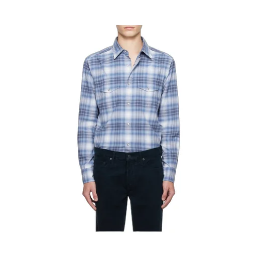 Long Sleeved Checked Shirt