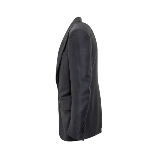 Single Breasted Checked Jacket