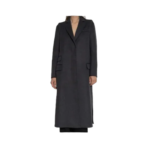 Single-Breasted Wool Coat