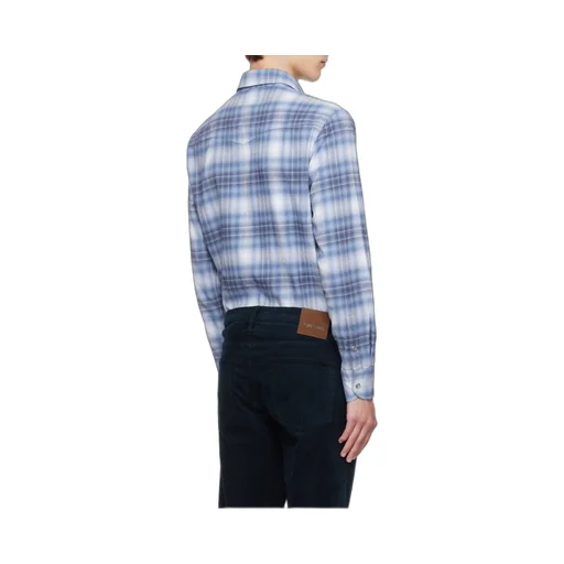 Long Sleeved Checked Shirt