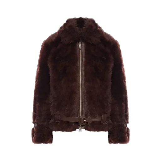 Velour Shearling & Soft Natural Finish Nappa Blouson