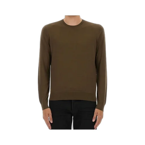 Wool Crew-Neck Top