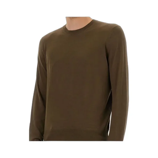 Wool Crew-Neck Top