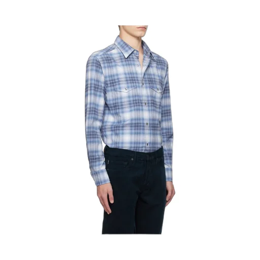 Long Sleeved Checked Shirt