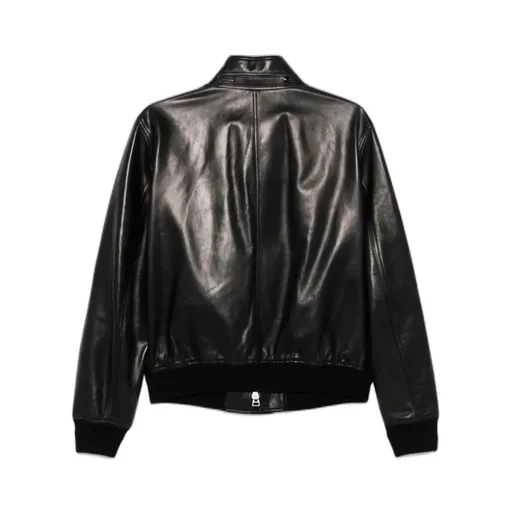 Leather Bomber Jacket