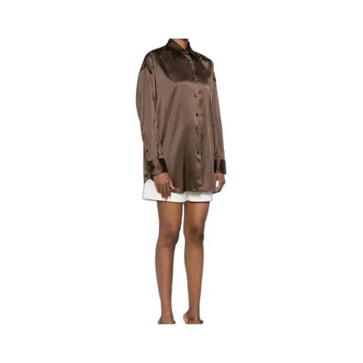 Satin Relaxed Fit Shirt